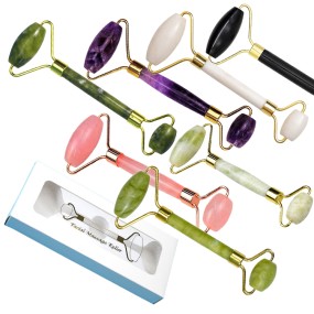 Jade Face Roller Factory - Rose Quartz Eye Massage Skin