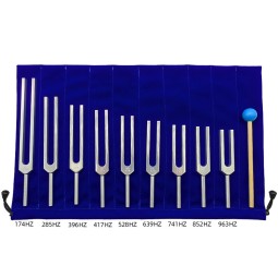 Chakra Tuning Fork Supplier - Gold Aluminum Alloy Set