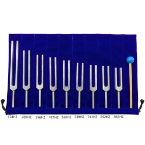 Chakra Tuning Fork Supplier - Gold Aluminum Alloy Set
