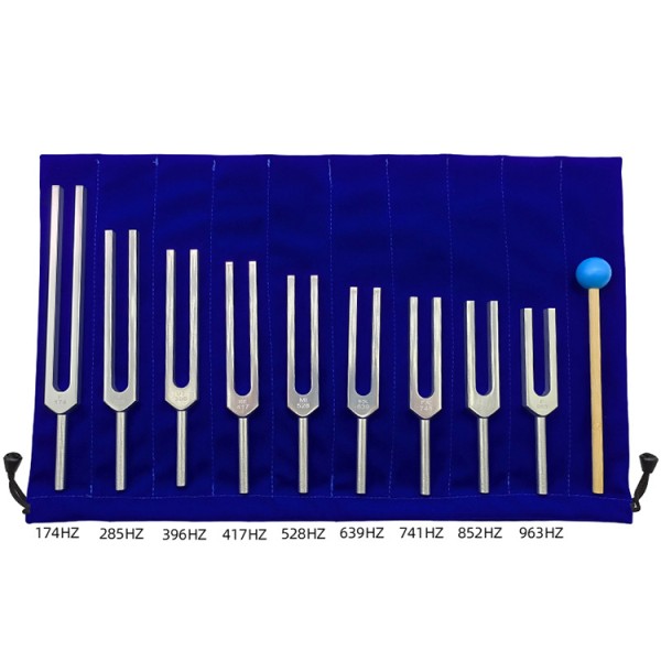 Chakra Tuning Fork Supplier - Gold Aluminum Alloy Set