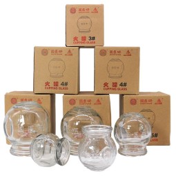 Fire Cupping Set Factory - Glass Cupping Jars 5 Size Mix
