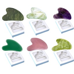 Natural Stone Gua Sha Supplier - Quartz Scraper Massage Tools