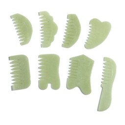 Jade Hair Comb Manufacturer - Scalp Gua Sha Massage Tool