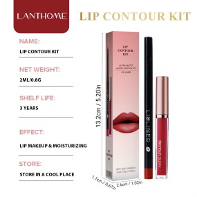 Lip Contour Kit Supplier - Long Lasting Matt Effect Gloss