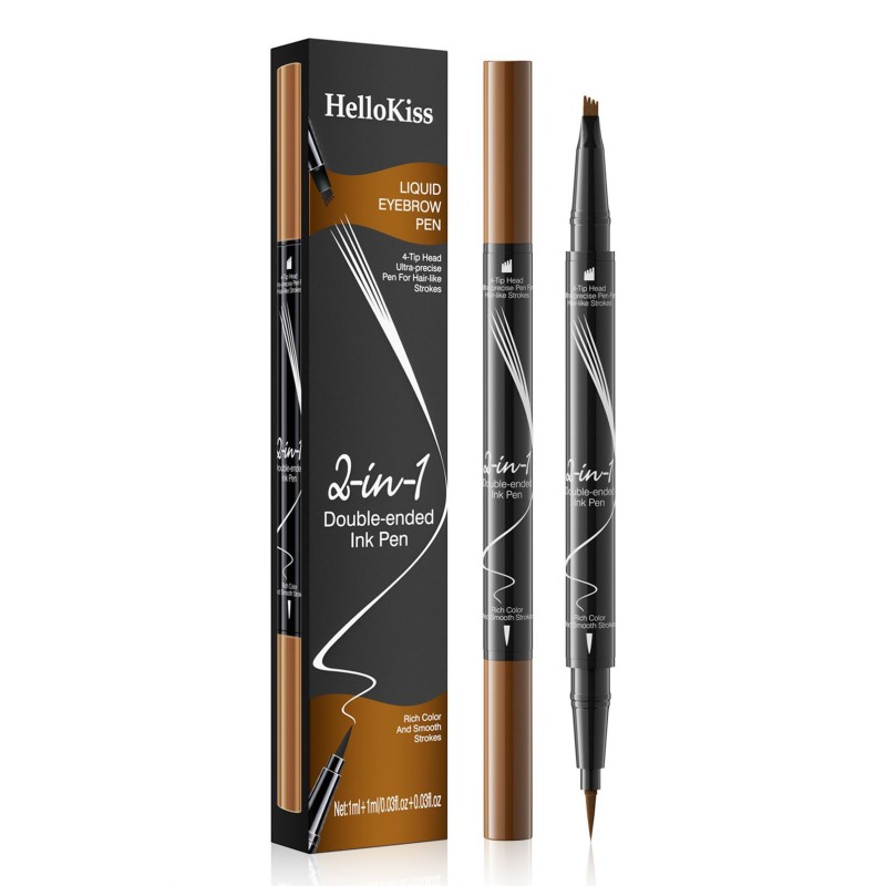 Eyebrow Pencil Manufacturer - 2 in 1 Double Sided Waterproof