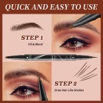 Eyebrow Pencil Manufacturer - 2 in 1 Double Sided Waterproof