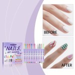Nail Art Pen Supplier - 12 Colors Acrylic Drawing Set