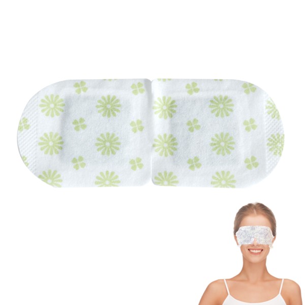 Dry Eye Steam Mask Factory - Winning Product Green Tea Warm Eyemask Satin