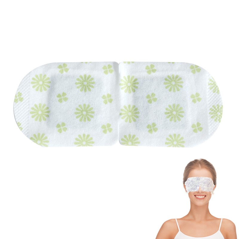 Dry Eye Steam Mask Factory - Winning Product Green Tea Warm Eyemask Satin