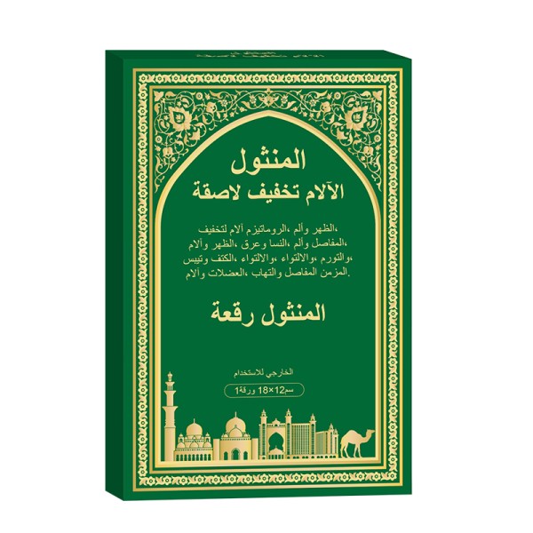 Pain Patch Manufacturer - Capsicum Medical Plaster Back