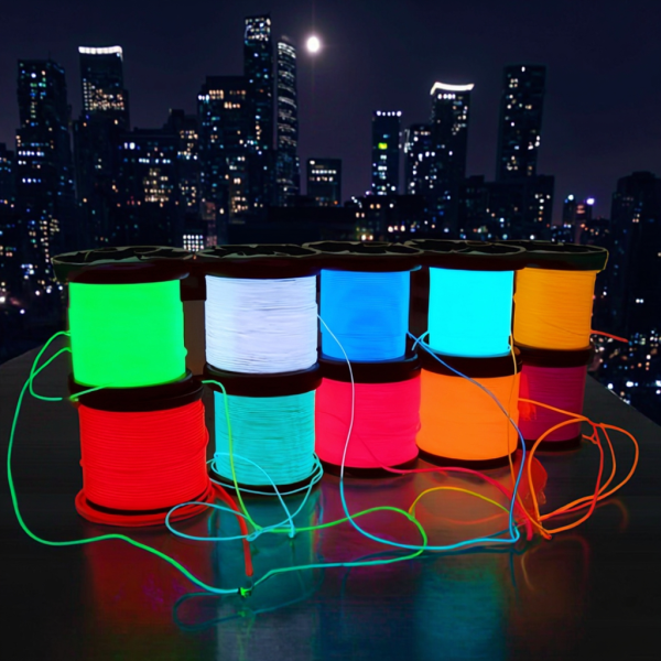EL Wire Supplier - Polar Light 3 2.6mm Super Bright Flexible 10 Colors