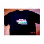 EL T-shirt Supplier - with AAAX4 Battery Voice Controlled Inverter CHIVAS Party