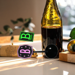 EL Sheet Wine Labels Factory - Customized for Brand Promotion Bar Nightclub