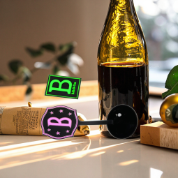 EL Sheet Wine Labels Factory - Customized for Brand Promotion Bar Nightclub