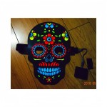 EL Sheet Mask Supplier - Voice-controlled Flashing Auto Senses Music Rhythm