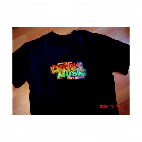 EL T-shirt Supplier - with AAAX4 Battery Voice Controlled Inverter CHIVAS Party