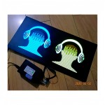 EL Advertising Poster Manufacturer - Ultra-Thin Voice-Activated Flash Music Sync