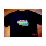 EL T-shirt Supplier - with AAAX4 Battery Voice Controlled Inverter CHIVAS Party