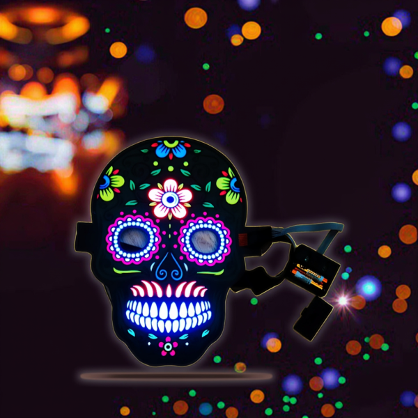 EL Voice-controlled Mask Supplier - Specially Designed for Theme Parties Electronic