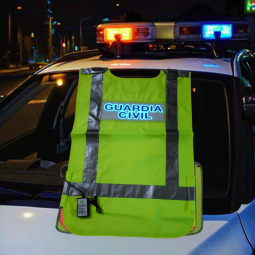 EL Luminous Safety Vest Supplier - Uniform Light No Glare 200m Security Police