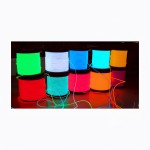 EL Wire Supplier - Super Bright 2.6mm Flexible EL Wire 10 Colors Grain-Free