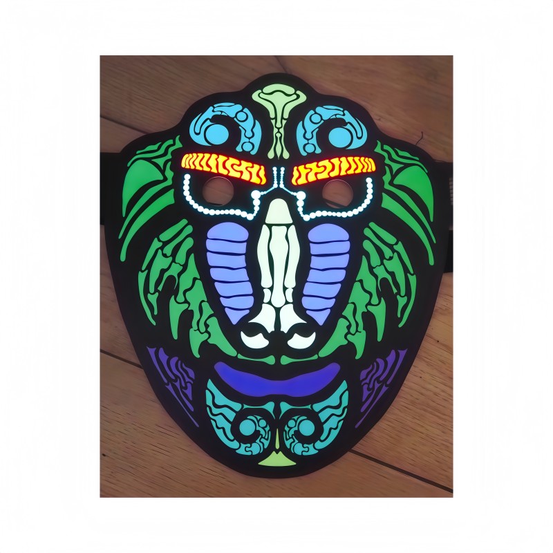 EL Sheet Mask Manufacturer - Voice Control Mode Nightclubs Bars Parties Lights