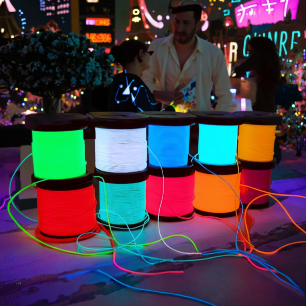 EL Wire Factory - Polar Light 3 2.6mm 10 Colors Constant Flash Sound Control