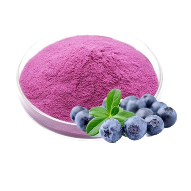Fruit Extract Wild Blueberry Powder Blueberry Juice Powder Water Soluble Blueberry Fruit Powder