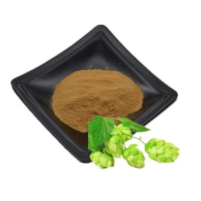 Xanthohumol Powder 3% 5% Hot Sales Hops Flowers Extract Humulus Lupulus Xanthohumol Extract