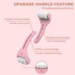 Ice Roller Factory - Pink Matte Handle Eye Face Roller
