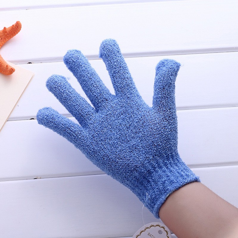 Bath Gloves Supplier - Dual Texture Exfoliating Shower Gloves