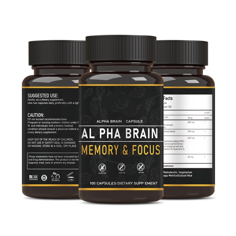Brain Supplement Manufacturer - Vegan Nootropic Capsules Focus