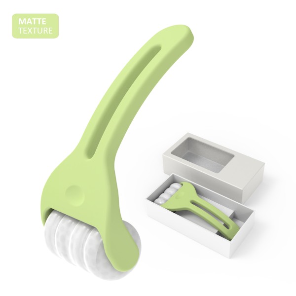 Ice Roller Manufacturer - Green Facial Wrinkle Reduction Roller