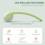 Ice Roller Manufacturer - Green Facial Wrinkle Reduction Roller