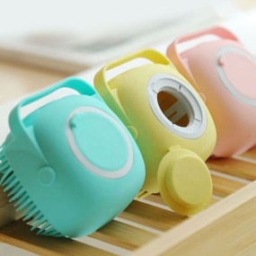 Silicone Sponge Factory - Reusable 2 in 1 Soap Holder Bath Brush