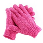 Exfoliating Gloves Manufacturer - Custom Nylon Dead Skin Remover Mitts