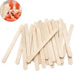 Ice Cream Sticks Supplier - Custom Logo Birch Wood Popsicle Sticks