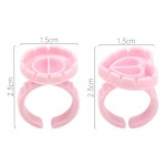 Lash Glue Cup Factory - New Arrival 100pcs Lash Extension Glue Cup Easy Fan Holder