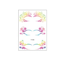 Eye Tattoo Stickers Factory - New Face Diamond Tattoo Stickers Party Face Makeup