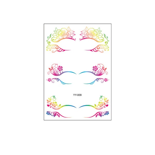 Eye Tattoo Stickers Factory - New Face Diamond Tattoo Stickers Party Face Makeup