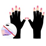 UV Gloves Supplier - Half Fingers Gloves for Manicure UV Protection LED Lamp Tool