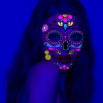 UV Tattoo Supplier - Hot Selling Festival Glow in Dark Neon Temporary Face Tattoo