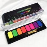 Face Painting Kit Supplier - Professional Fluorescent 8-Color Water Soluble Palette