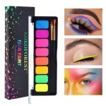 Face Painting Kit Supplier - Professional Fluorescent 8-Color Water Soluble Palette
