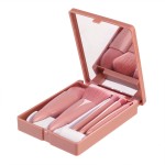 Portable Brush Set Supplier - 5pcs Travel High Quality Portable Mini Makeup Brush Set