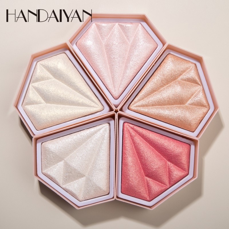 Pressed Powder Factory - HANDAIYAN Mineral Bronzer Highlighter 5 Colors Waterproof
