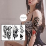 Tattoo Sticker Manufacturer - New Design Tattoo Sticker Men Women Full Arm Waterproof