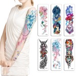 Temporary Tattoo Supplier - Wholesale Waterproof Temporary Sticker Tattoo Sleeves Full