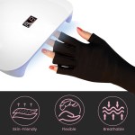 UV Gloves Supplier - Half Fingers Gloves for Manicure UV Protection LED Lamp Tool