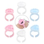 Lash Glue Cup Factory - New Arrival 100pcs Lash Extension Glue Cup Easy Fan Holder